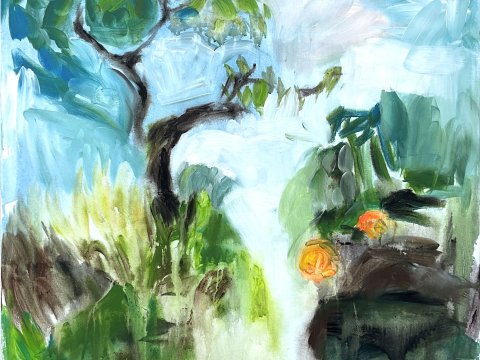 Akryl 25, plátno, 80 x 70 cm