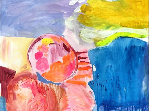 Akryl 25, plátno, 80 x 70 cm